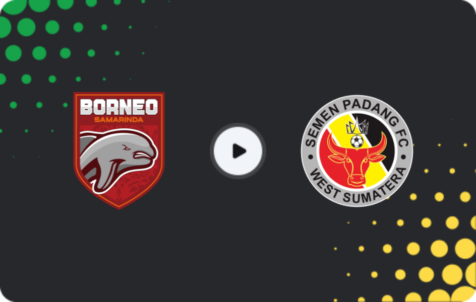 Where to watch Borneo Samarinda — Semen Padang, Liga 1, 25.04.2026