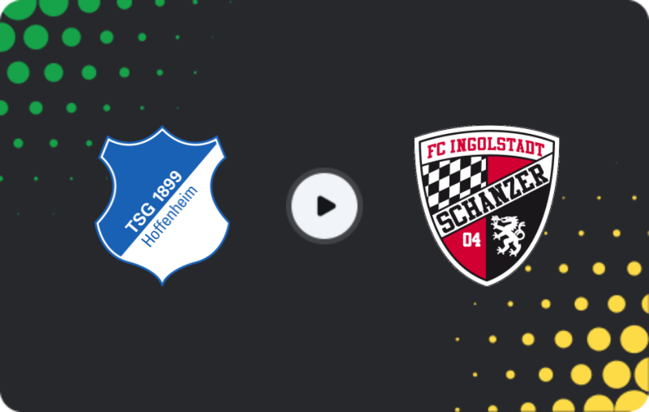 Where to watch Hoffenheim II — Ingolstadt 04, 3. Liga, 25.04.2026
