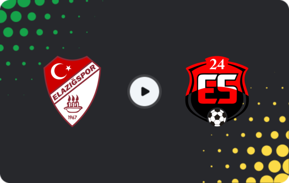 Where to watch Elazığspor — 24 Erzincanspor, 2. Lig, 25.04.2026
