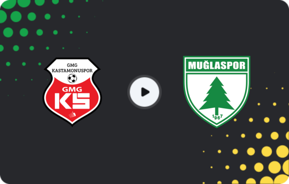 Where to watch Kastamonuspor — Muğlaspor, 2. Lig, 25.04.2026