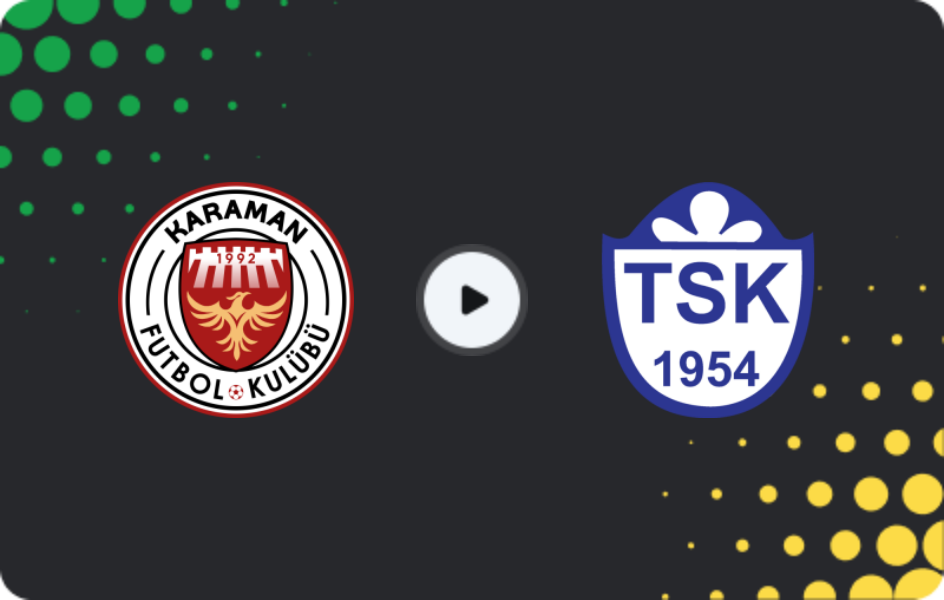 Where to watch Karaman FK — Tuzlaspor, 2. Lig, 25.04.2026