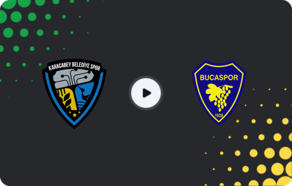 Where to watch Karacabey Belediyespor — Bucaspor, 2. Lig, 25.04.2026