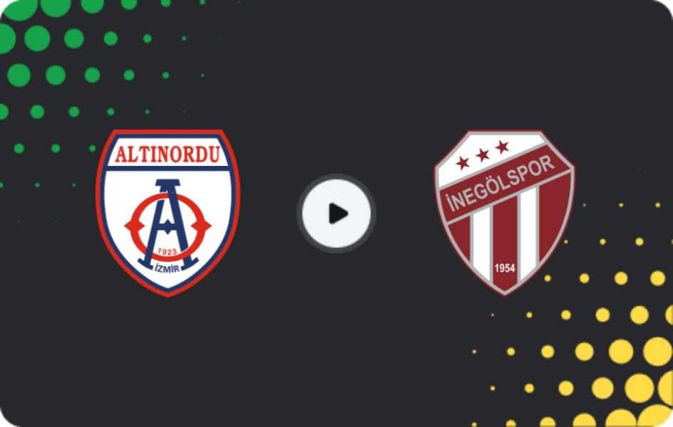 Where to watch Altınordu — İnegölspor, 2. Lig, 25.04.2026