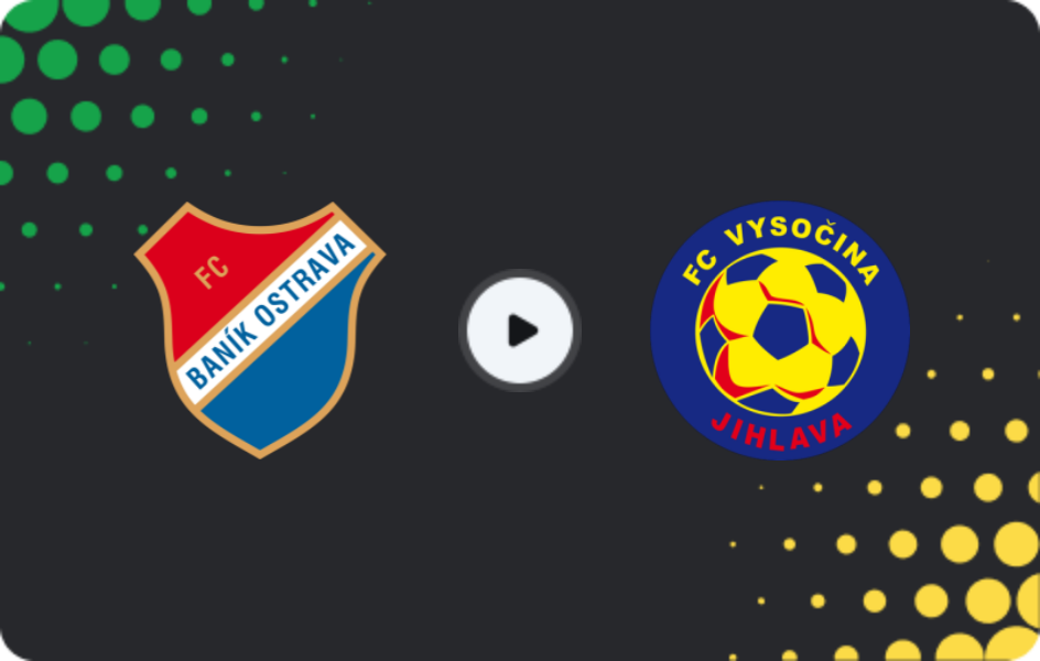 Where to watch Baník Ostrava II — Vysočina Jihlava, FNL, 26.04.2026