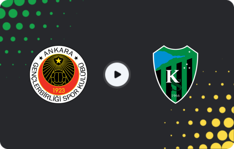 Where to watch Genclerbirligi — Kocaelispor, Süper Lig, 26.04.2026
