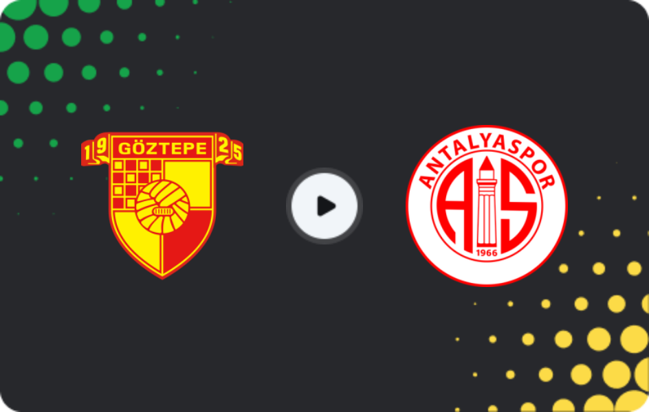 Where to watch Goztepe — Antalyaspor, Süper Lig, 26.04.2026