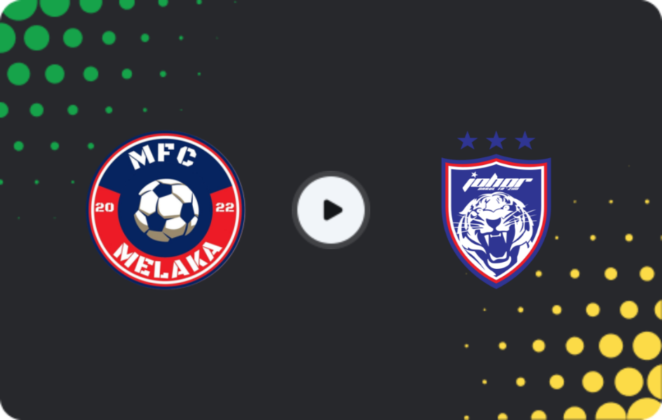 Where to watch Melaka FC — Johor Darul Takzim, Super League, 28.04.2026