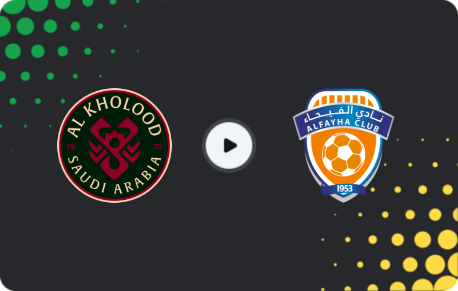Where to watch Al Kholood — Al Fayha, Pro League, 28.04.2026
