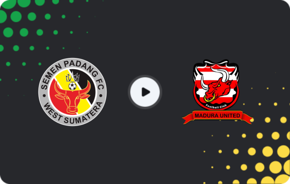 Where to watch Semen Padang — Madura United, Liga 1, 29.04.2026