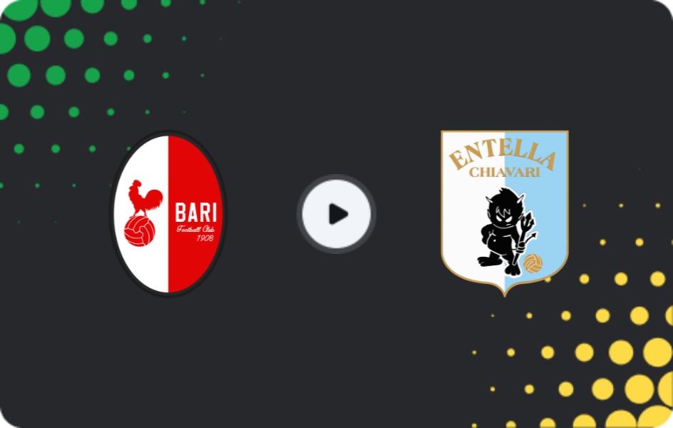 Where to watch Bari — Virtus Entella, Serie B, 01.05.2026