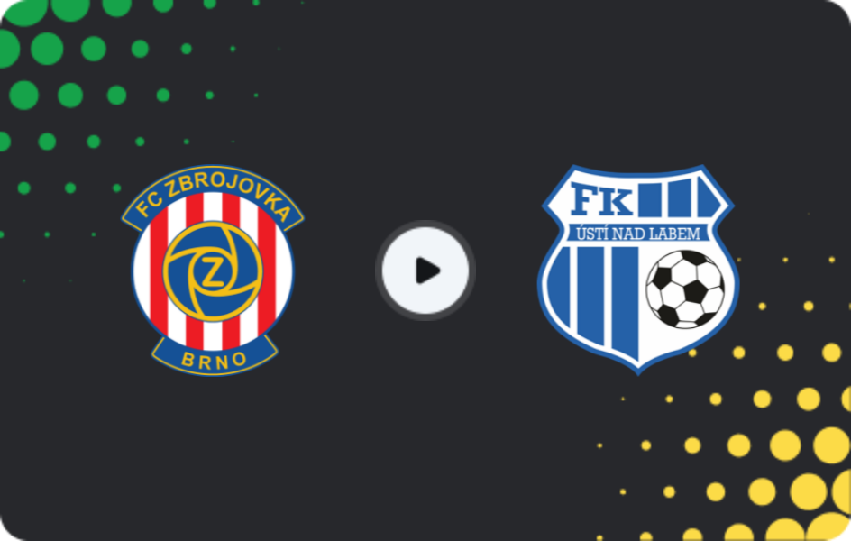 Where to watch Zbrojovka Brno — Ústí nad Labem, FNL, 02.05.2026
