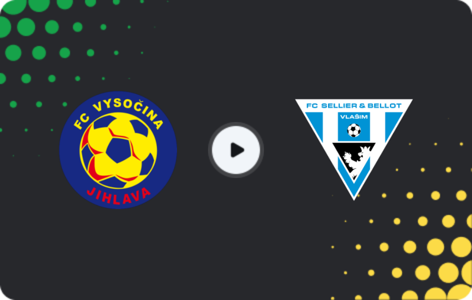 Where to watch Vysočina Jihlava — Vlašim, FNL, 01.05.2026