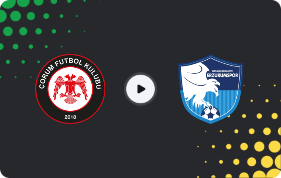 Where to watch Çorum — Erzurumspor, TFF First League, 02.05.2026