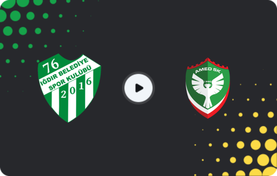 Where to watch Iğdır — Amed, TFF First League, 02.05.2026