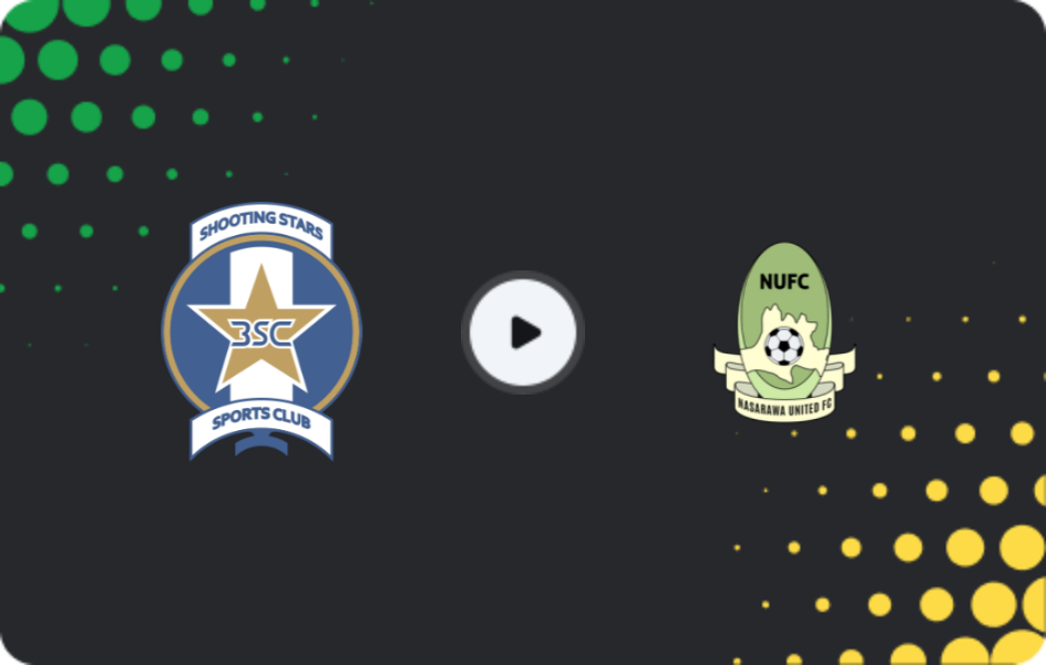 Where to watch Shooting Stars — Nasarawa United, NPFL, 03.05.2026