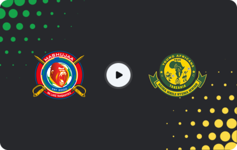 Where to watch Mashujaa — Young Africans, Premier League, 03.05.2026