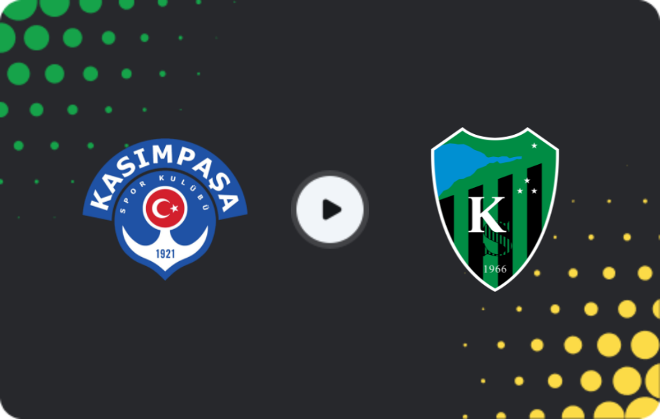 Where to watch Kasimpasa — Kocaelispor, Süper Lig, 03.05.2026