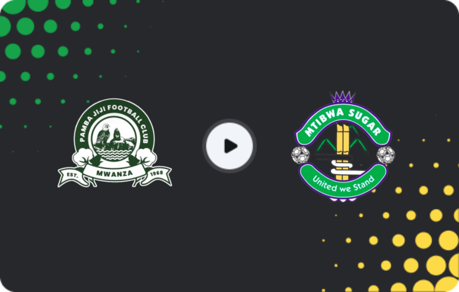 Where to watch Pamba Jiji — Mtibwa Sugar, Premier League, 15.05.2026