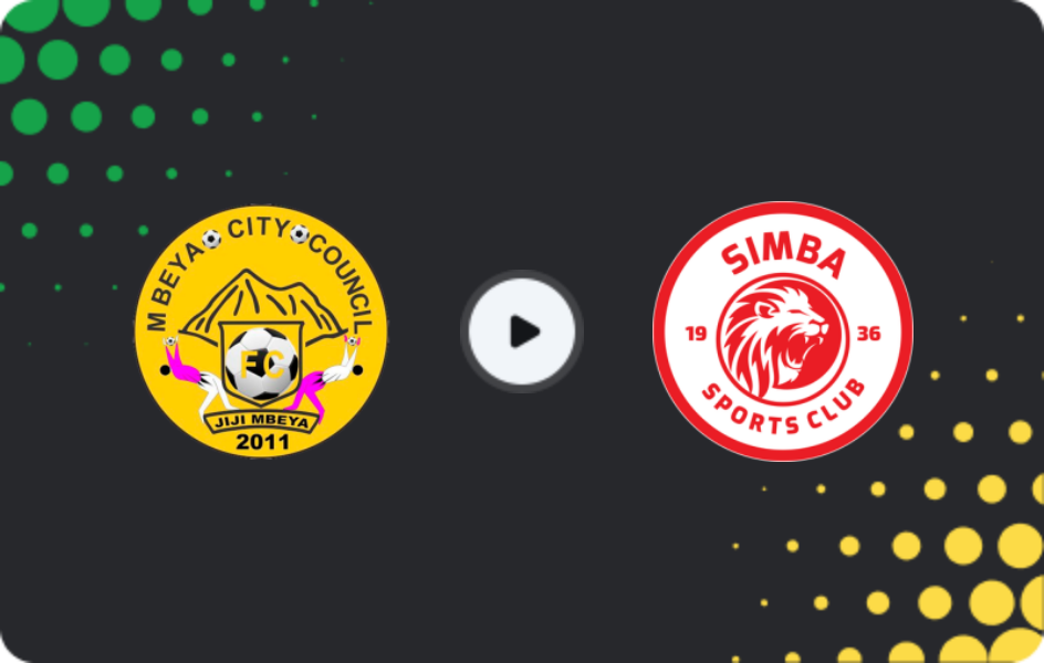 Where to watch Mbeya City — Simba, Premier League, 06.05.2026