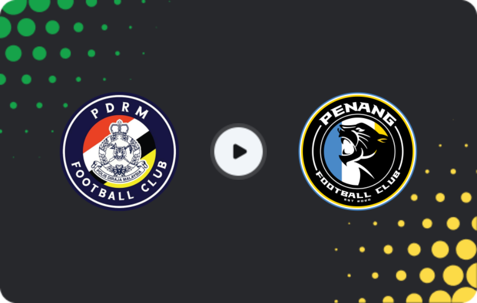 Where to watch PDRM — Penang, Super League, 08.05.2026