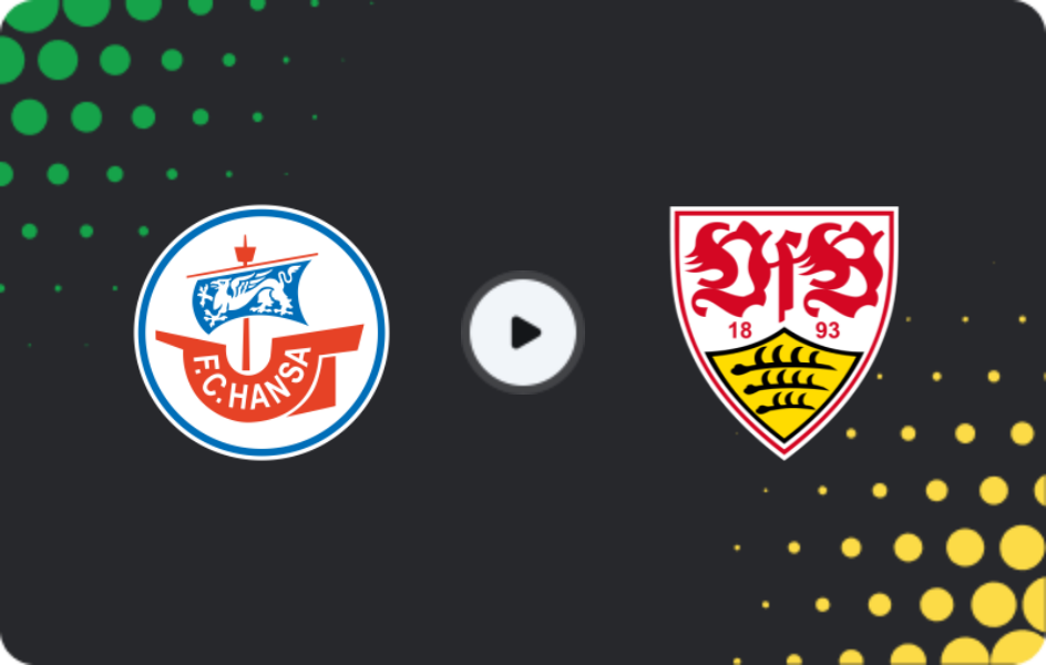 Where to watch Hansa Rostock — Stuttgart II, 3. Liga, 09.05.2026