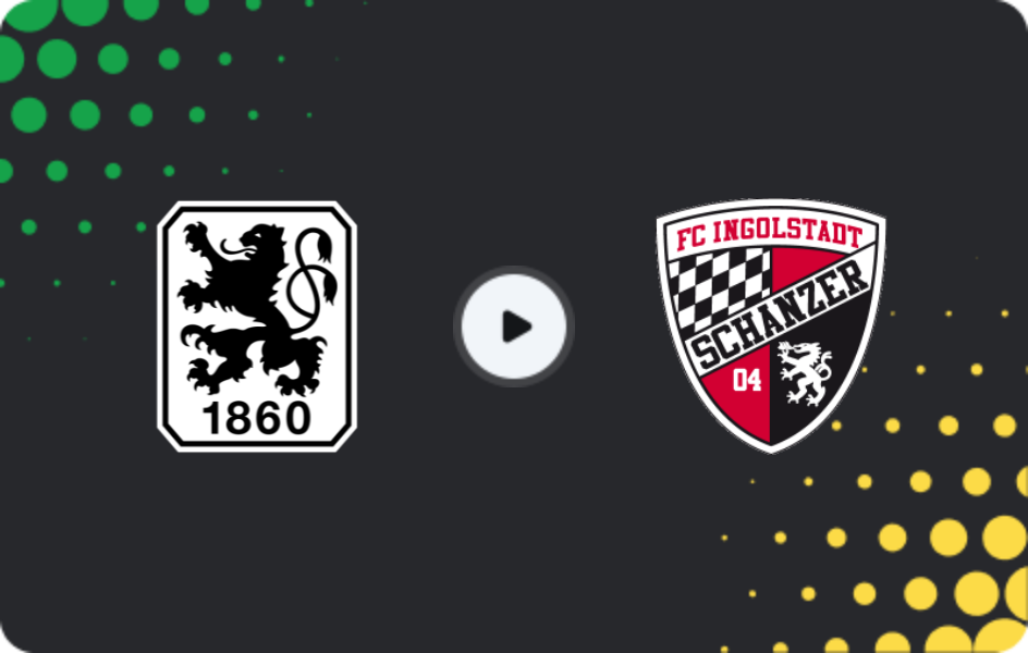 Where to watch 1860 München — Ingolstadt 04, 3. Liga, 09.05.2026