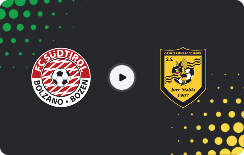 Where to watch Sudtirol — Juve Stabia, Serie B, 09.05.2026