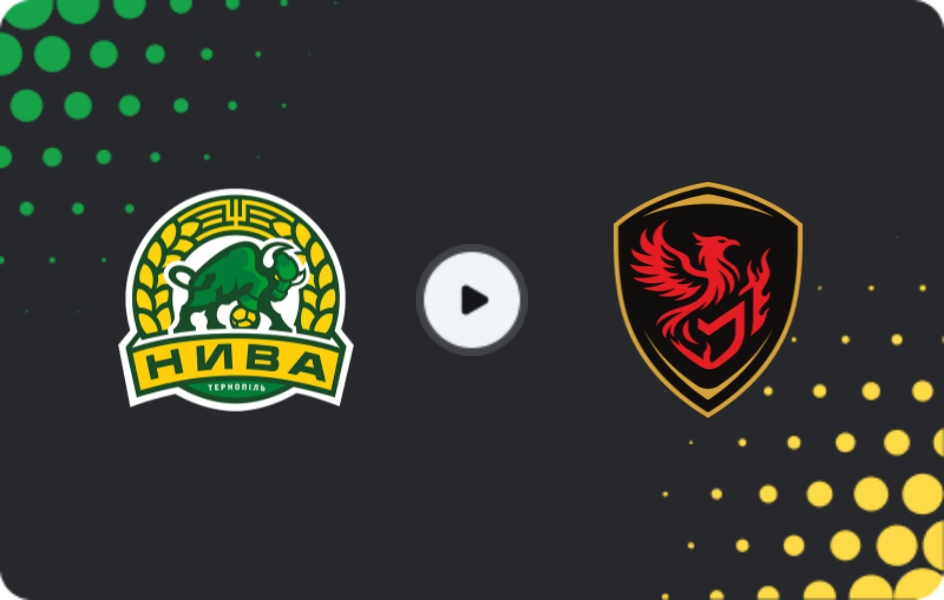 Where to watch Nyva Ternopil — Feniks-Mariupol, Persha Liga, 09.05.2026