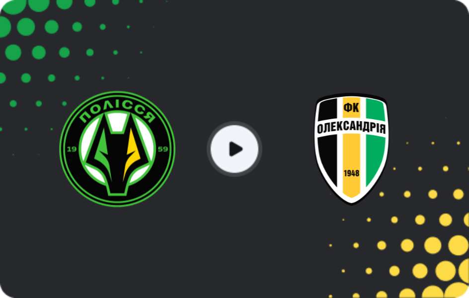 Where to watch Polissya — Oleksandria, Premier League, 09.05.2026