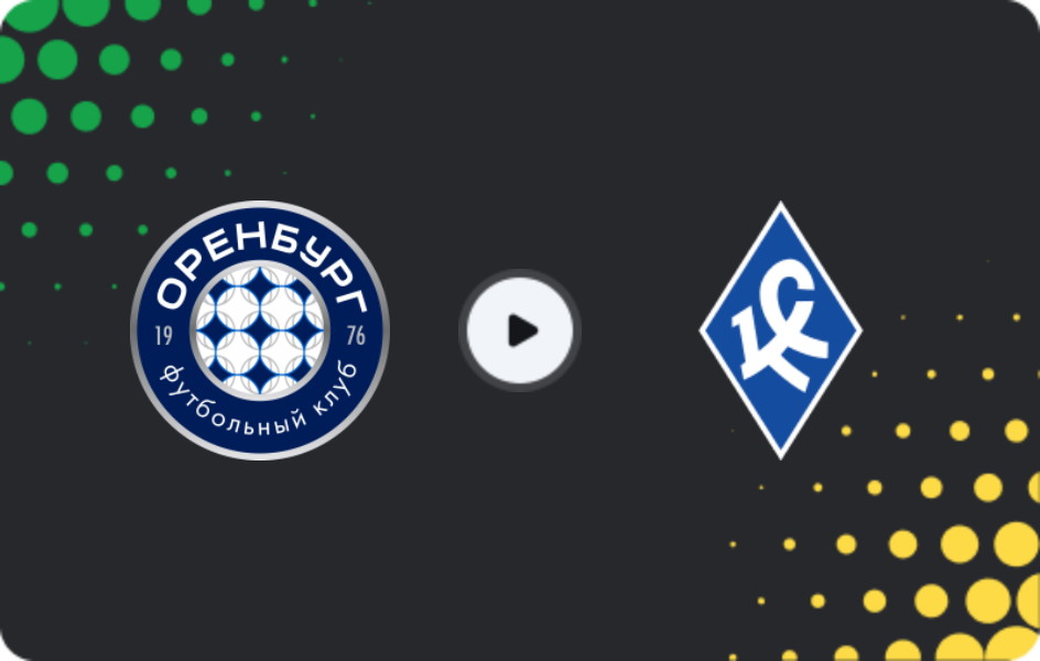 Where to watch FC Orenburg — Krylia Sovetov, Premier League, 09.05.2026