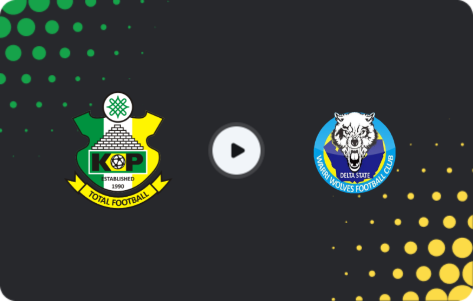 Where to watch Kano Pillars — Warri Wolves, NPFL, 10.05.2026