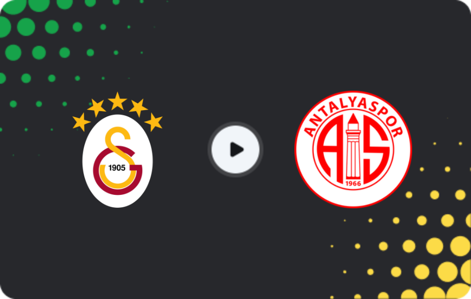 Where to watch Galatasaray — Antalyaspor, Süper Lig, 10.05.2026