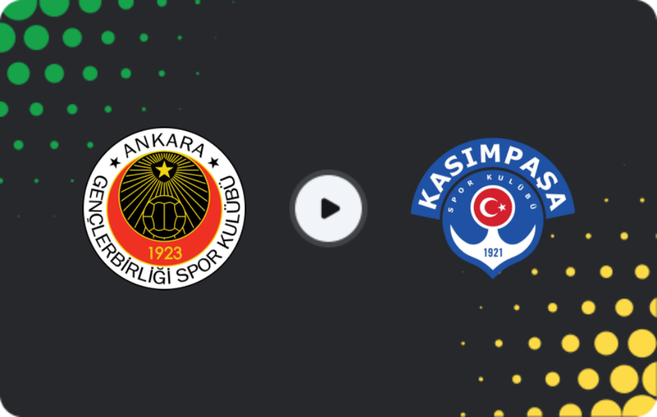 Where to watch Genclerbirligi — Kasimpasa, Süper Lig, 10.05.2026