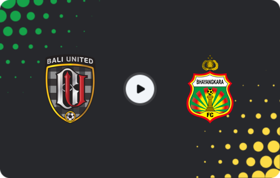 Where to watch Bali United — Bhayangkara FC, Liga 1, 17.05.2026