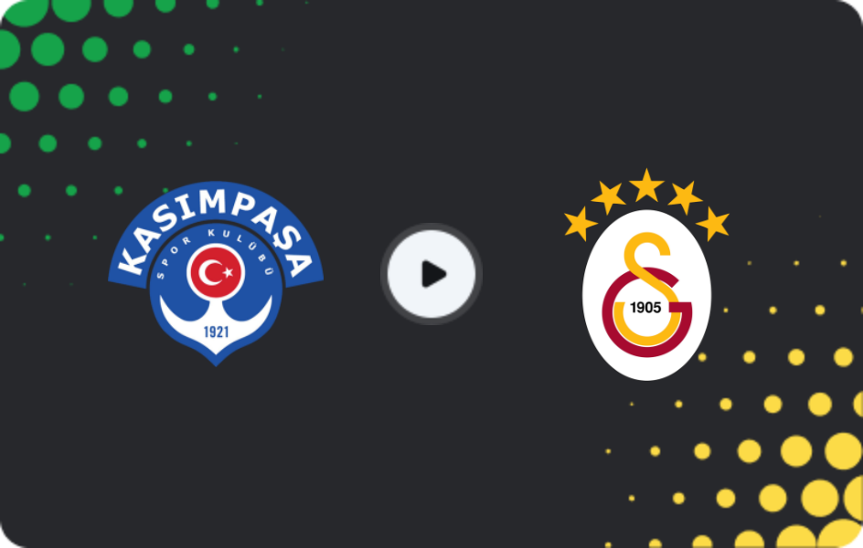 Where to watch Kasimpasa — Galatasaray, Süper Lig, 17.05.2026