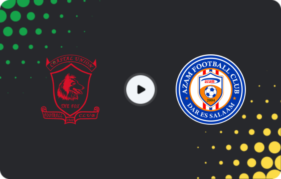 Where to watch Coastal Union — Azam, Premier League, 26.05.2026