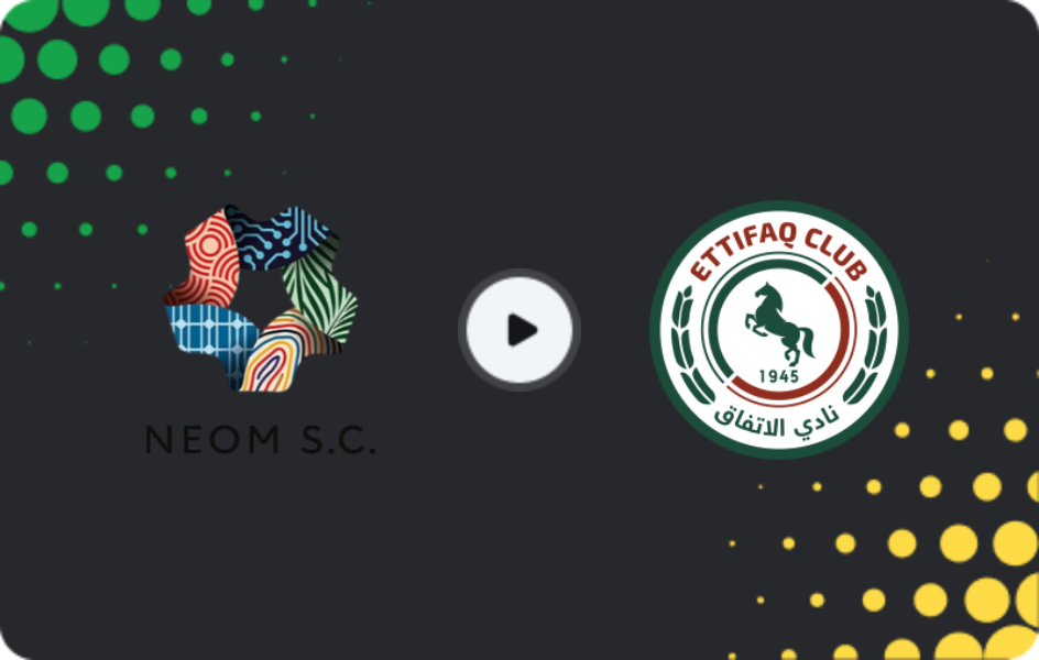 Where to watch Neom — Al-Ettifaq, Pro League, 21.05.2026