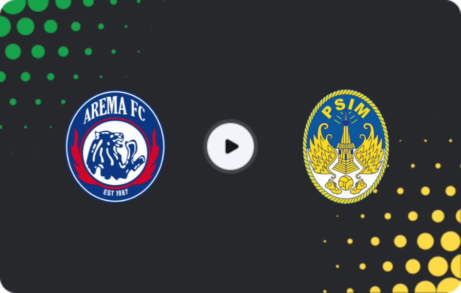 Where to watch Arema FC — PSIM, Liga 1, 23.05.2026