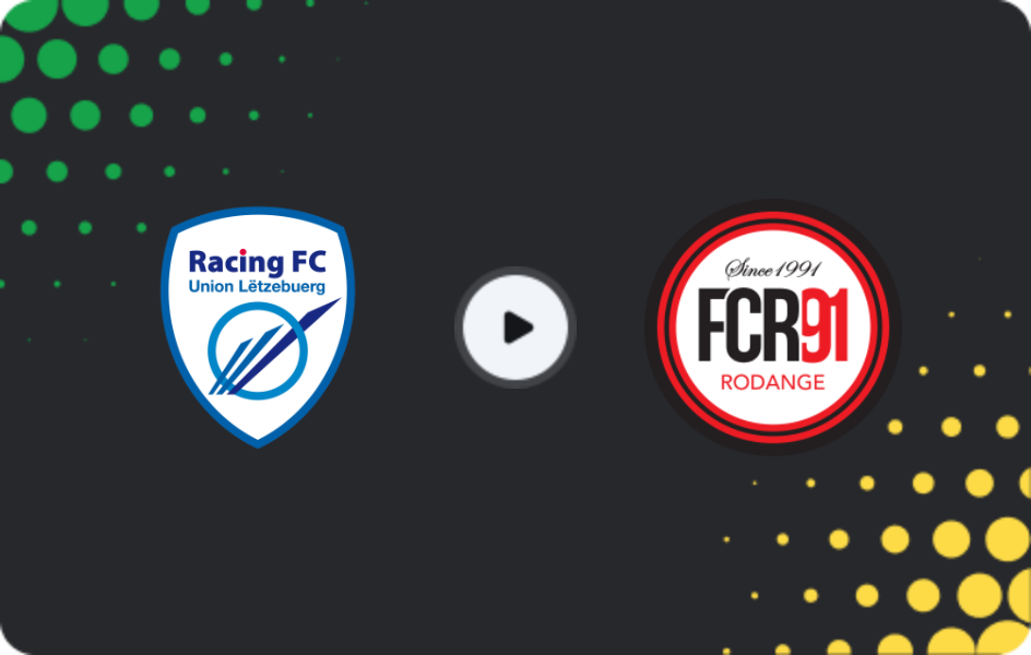 Where to watch Racing FC Union Luxembourg — Rodange 91, National Division, 23.05.2026