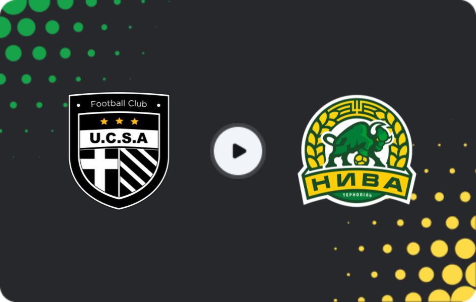 Where to watch UCSA — Nyva Ternopil, Persha Liga, 30.05.2026