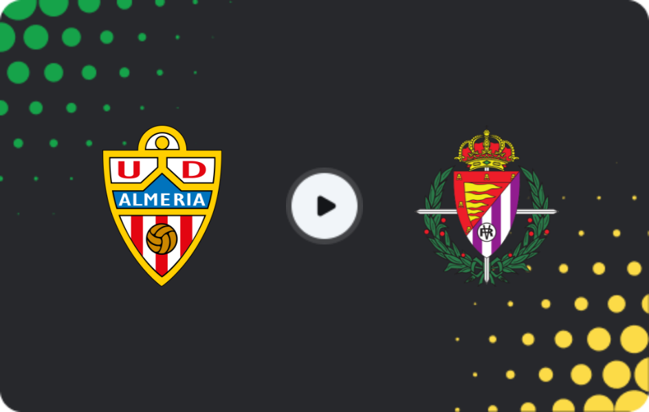 Where to watch Almeria — Real Valladolid, Segunda, 31.05.2026