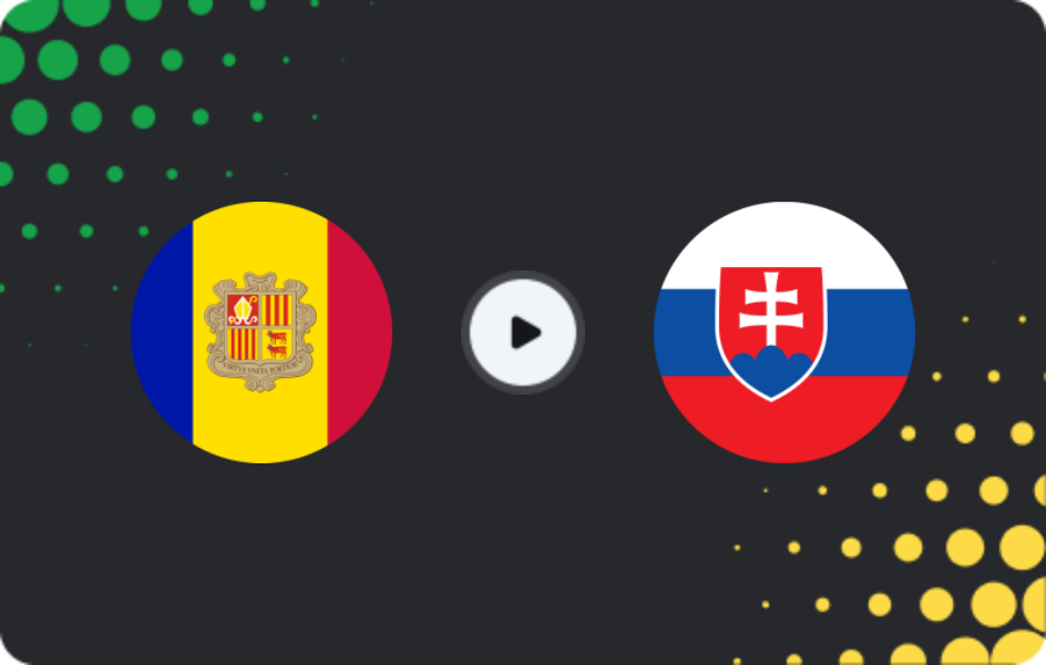 Where to watch Andorra U21 — Slovakia U21, UEFA U21 Championship - Qualification, 06.10.2026