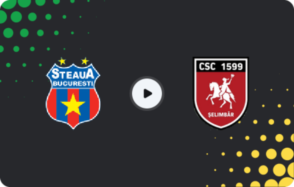 Where to watch CSA Steaua Bucureşti — Viitorul Şelimbăr, Liga II, 18.10.2025