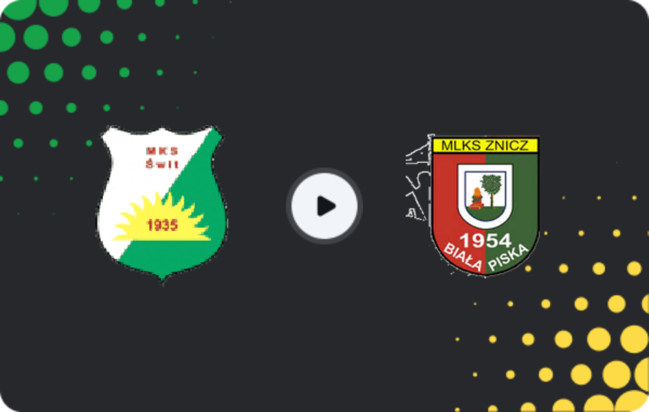 Where to watch Swit — Znicz Biała Piska, III Liga - Group 1, 18.10.2025