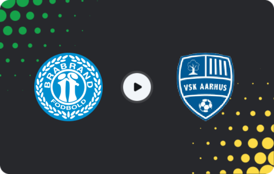 Where to watch Brabrand — VSK Århus, 2nd Division - Group 1, 18.10.2025
