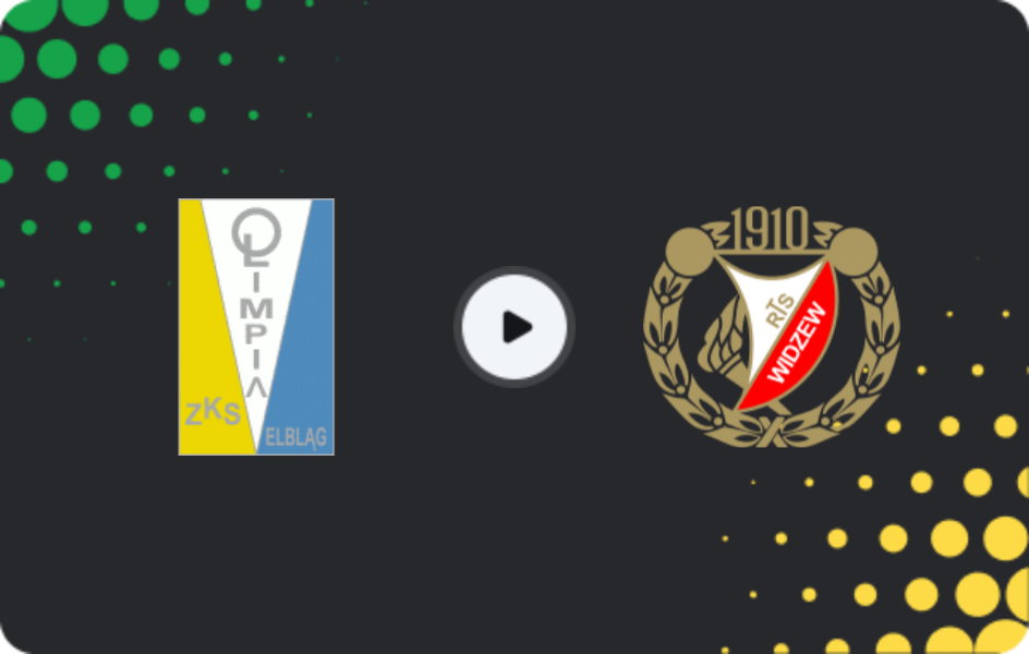 Where to watch Olimpia Elbląg — Widzew II, III Liga - Group 1, 18.10.2025