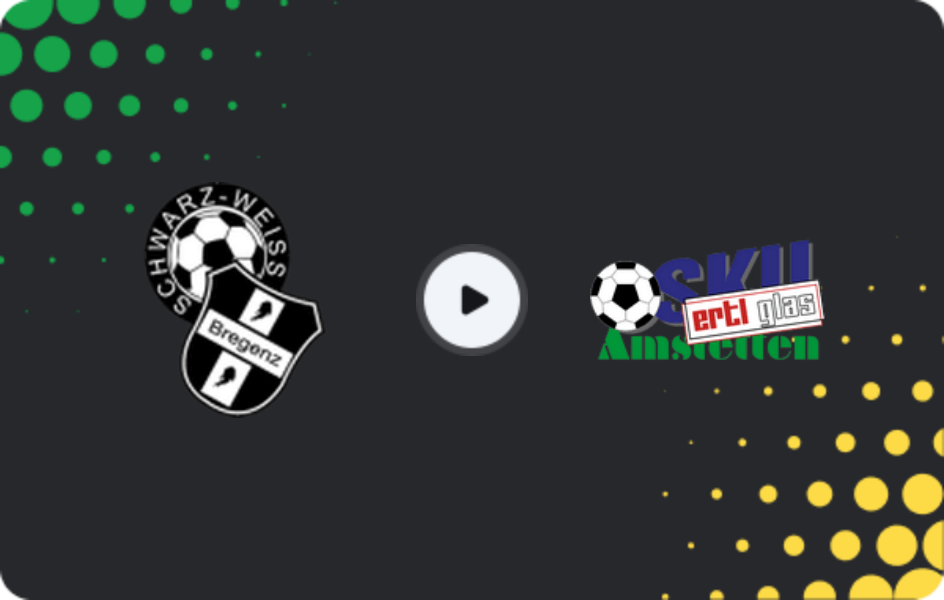 Where to watch Schwarz-Weiß Bregenz — SKU Amstetten, 2. Liga, 18.10.2025