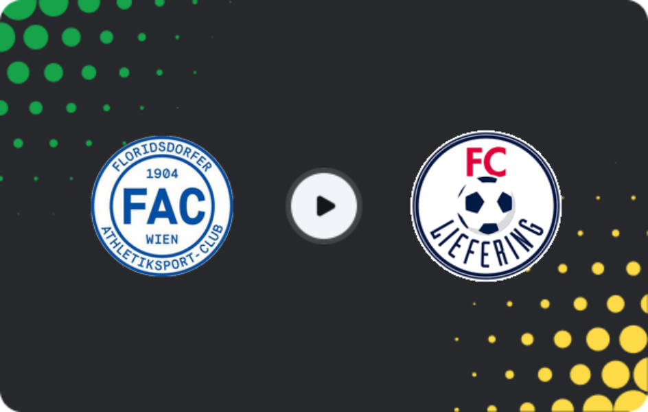 Where to watch Floridsdorfer AC — FC Liefering, 2. Liga, 18.10.2025
