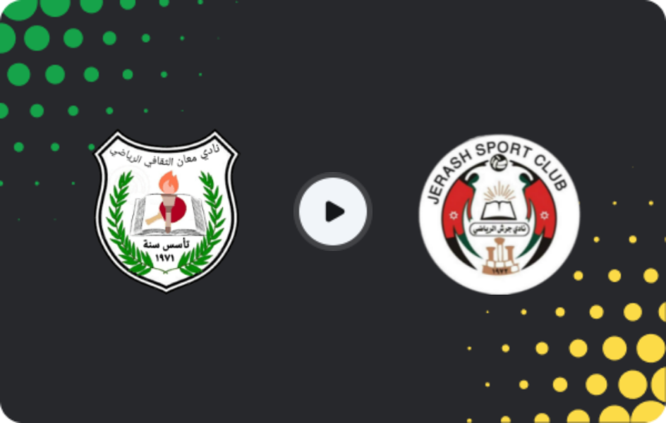 Where to watch Ma'an — Jerash, Cup, 18.10.2025