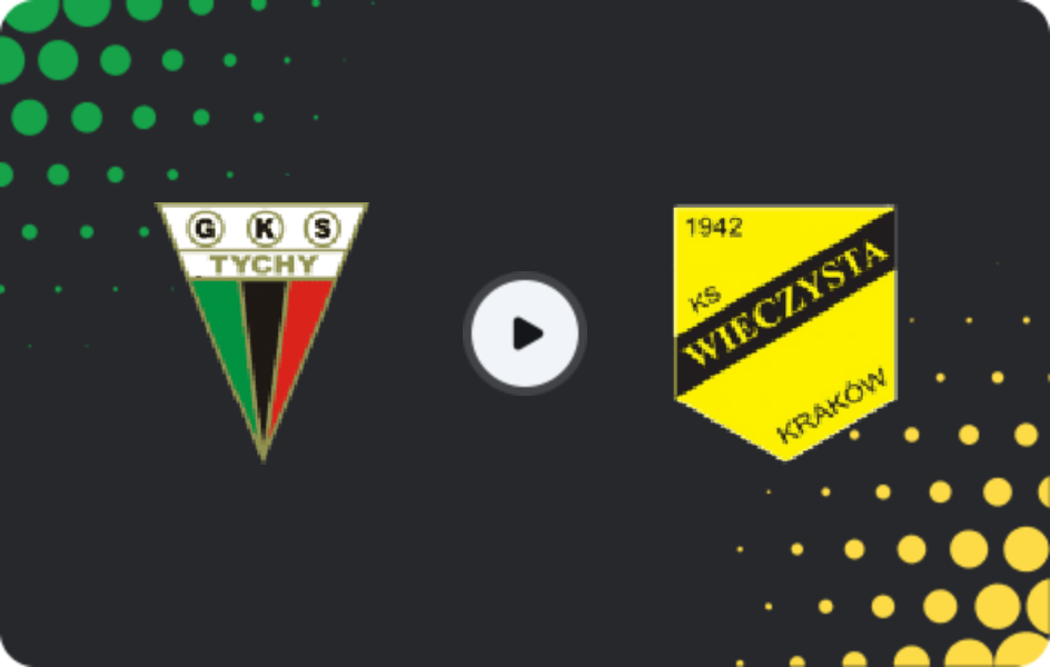 Where to watch Tychy 71 — Wieczysta Kraków, I Liga, 18.10.2025